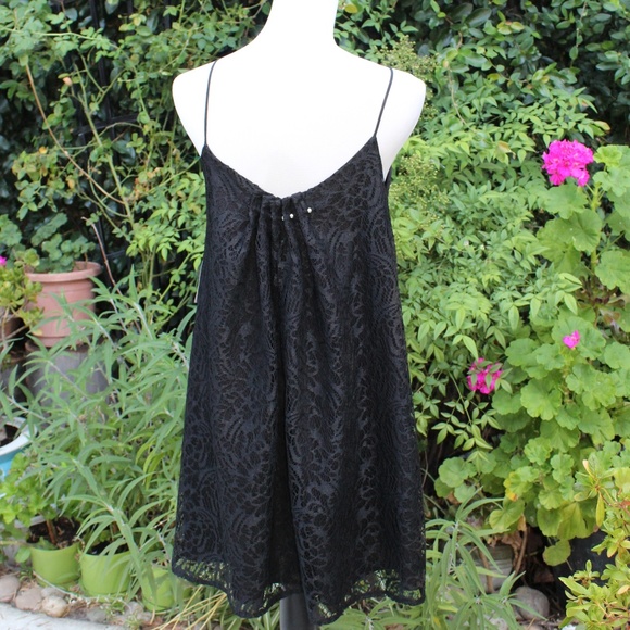 What a Beauty Zara Basic Collection Black spaghetti Strap Dress - Picture 6 of 12